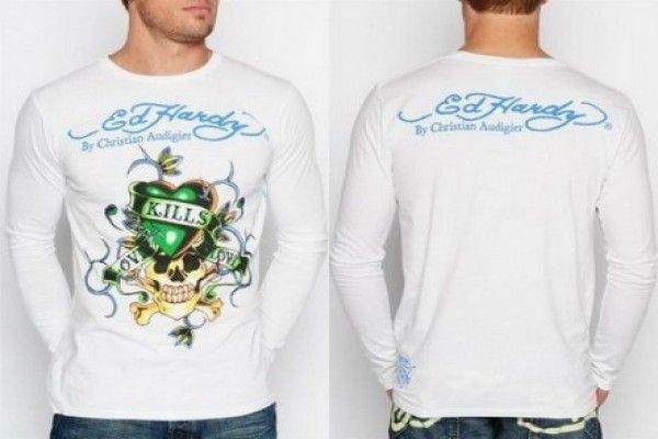 Camiseta Ed Hardy Mens Masculina